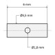 Serre câble D5.5 L6