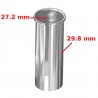 Réducteur de tige de selle 27.2 vers 29.8 mm adaptateur