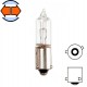 Ampoule 12V 10W BAU9S orange transparent