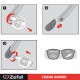 Embouts de protection CRANK ARMOR ZEFAL