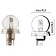 2x AMPOULE 6V 45/40W P45T R2 VOITURE MOTO MOBYLETTE CYCLOMOTEUR ANCIENNE COLLECTION PHARE FEU CROISEMENT ROUTE