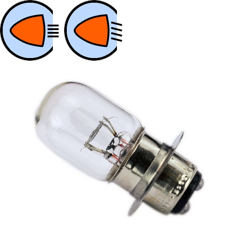 Phare De Moto LED 125W U7, Mini Ampoules Œil Dange, Lampe De Moto