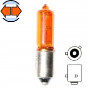 Ampoule Clignotant Orange 12V-21W BAU15S RING pour Moto-Quad-Scooter