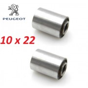 PAIRE DE 2 SILENTBLOC SILENT BLOC MOBYLETTE PEUGEOT 102 103 104 10x22 MOTEUR FLEXIBLOC 10MM 22MM SUSPENSION BRAS OSCILLANT