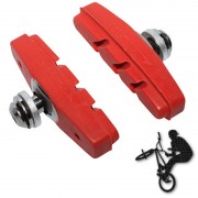 Patin de frein FIXIE BMX 50mm rouge