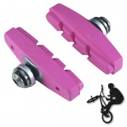 Patin de frein FIXIE BMX 50mm rose