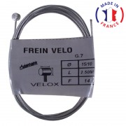 CABLE DE FREIN ARRIERE VELOX VELO VTT UNIVERSEL ACIER 2.5m 1.5mm WEINMANN SHIMANO MAFAC