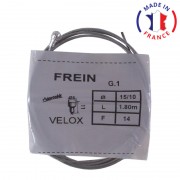 CABLE DE FREIN ARRIERE VELOX VELO ROUTE UNIVERSEL 1.8M 1.5mm SHIMANO SRAM ACIER