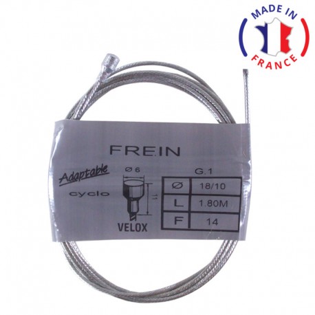 Câble de frein ARRIERE D6 L11 D1.8 L1.8