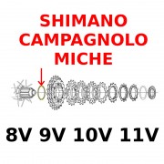 Entretoise corps de cassette SHIMANO CAMPAGNOLO MICHE 8V 9V 10V 11V