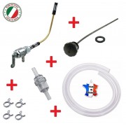 KIT ESSENCE SCOOTER PIAGGIO VESPA : ROBINET + BOUCHON + DURITE + FILTRE + COLLIER CIAO SC PX 50 FL P TEEN BRAVO BOXER BOSS