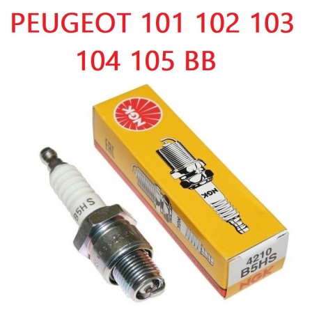BOUGIE NGK B5HS PEUGEOT 101 102 103 104 105 BB GT10 GL10 MOBYLETTE VINTAGE RETRO