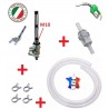 KIT ESSENCE MOBYLETTE : ROBINET + DURITE + FILTRE + COLLIER PEUGEOT 101 102 103 104 105 BB