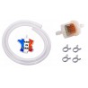 KIT ESSENCE MOBYLETTE : FILTRE 6MM 7MM + DURITE + COLLIER