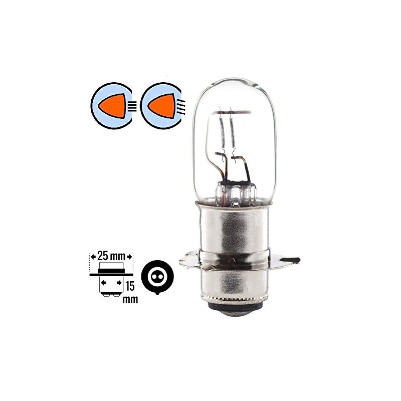 AMPOULE DE PHARE HALOGÈNE 12V 35/35W /BA20D