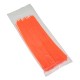 Kit de 10 collier de serrage 2.5x200mm RILSAN orange fluo