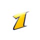 Autocollant sticker numéro chiffre 0 1 2 3 4 5 6 7 8 9 blanc noir jaune hauteur 9cm