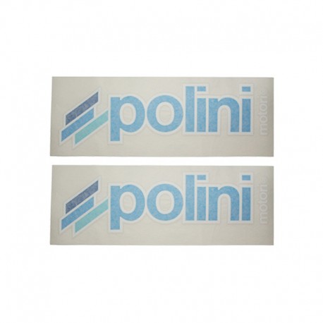 Autocollant stickers POLINI 8x23cm spécial carrosserie (détouré)