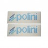 Autocollant stickers POLINI 8x23cm spécial carrosserie (détouré)