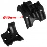 Guide câble triple 40mm à clipser