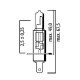 Ampoule 12V 55W H1 P14.5S