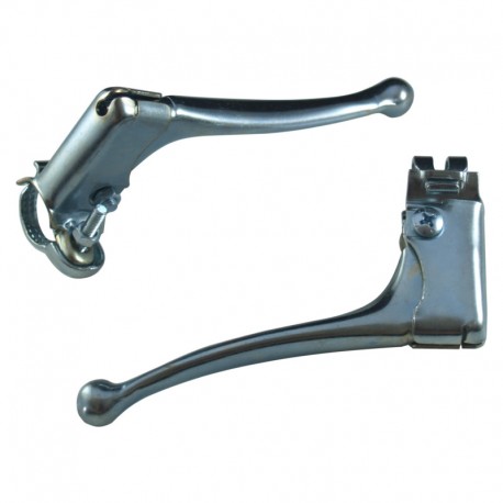 Paire De Leviers De Frein Vélo - Alliage Aluminium - Pour Mini Pocket Dirt Bike ATV - Guidon 7/8 Pouces (22mm)