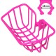 PANIER ROSE VELO ENFANT FILLE CORBEILLE DRAISIENNE TRICYCLE TROTTINETTE SACOCHE