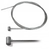 CABLE ACIER 2m x 2.5mm TETE 8x12mm MOTOCULTEUR TRACTEUR TONDEUSE MOTOCULTURE