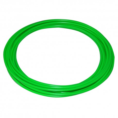 Gaine de frein TEFLON VERT FLUO au mètre PTFE