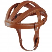 CASQUE BOUDIN VINTAGE MARRON REPRODUCTION VELO COURSE ANNEE 60 70 LEROICA CASQUETTE