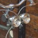 KIT FEU AVANT LED VINTAGE DOUBLE AVEC SUPPORT DE FIXATION 1" SANS FILS FIXIE