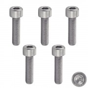 5x VIS CHC M6 (BTR) ACIER INOXYDABLE A2 NORME DIN 912 RVS EMPREINTE 6 PANS CREUX