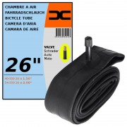 CHAMBRE A AIR VELO 26 x 1,50-2,00" (40/54-559) VALVE SCHRADER 45MM VTT ROUTE