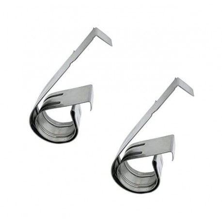 2X CLIP A RESSORT EASY POUR PLINTHE EPAISSEUR 15MM A 22MM MEUBLE SOL CUISINE SALLE DE BAIN VASQUE ATTACHE FIXATION