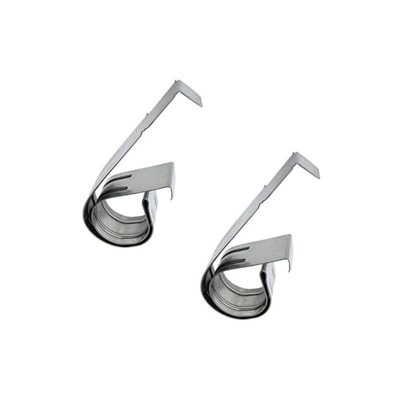 2X CLIP A RESSORT EASY POUR PLINTHE EPAISSEUR 15MM A 22MM MEUBLE