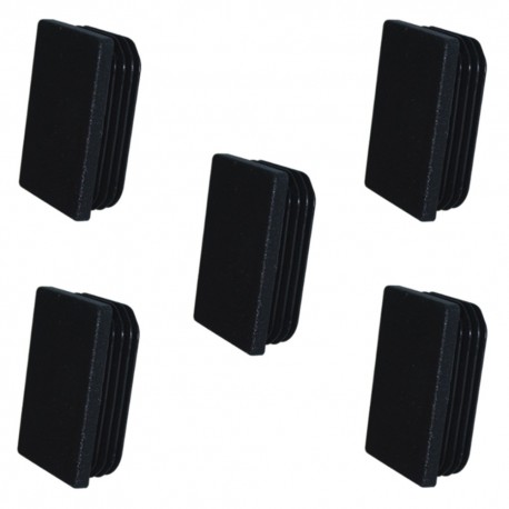 5x EMBOUT DE TUBE RECTANGULAIRE RENTRANT 20x10MM à 60x50MM BOUCHON