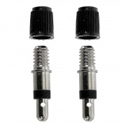 2x VALVE DUNLOP EXPRESS OBUS HOLLANDAIS CAPUCHON ANTI-POUSSIERE MONTAGE ROUE JANTE VELO CYCLE