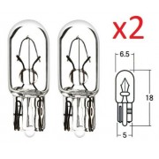 2X AMPOULE 12V 1.7W T6.5 W2.2x5.2D COMPTEUR LAMPE FEU VOITURE AUTO MOTO TEMOIN