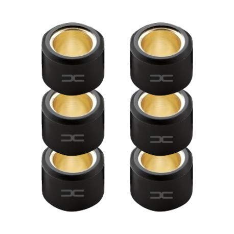 (6x) GALET DE VARIATEUR 15x12MM 3.0G A 9.0G SCOOTER BOOSTER BWS NITRO AEROX OVETTO STUNT NEOS MOTO MOBYLETTE TENDEUR ROULEAU