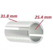 Bague Ajustement Cintre 25.4MM A 31.8MM Adaptateur DE Potence Velo ENTRETOISE REDUCTEUR Plongeur 1 pouce  VTT