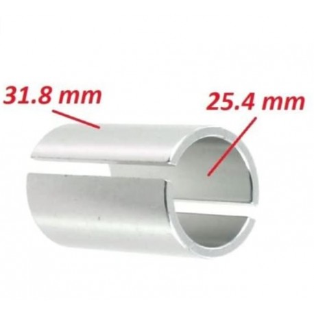 Bague Ajustement Cintre 25.4MM A 31.8MM Adaptateur DE Potence Velo ENTRETOISE REDUCTEUR Plongeur 1 pouce VTT