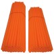 80x COUVRE RAYON ORANGE KTM ROUE AVANT ARRIERE JANTE TUBE PAILLE FENDUE 190MM 210MM VELO CYCLOMOTEUR MOTO CROSS ENDURO DIRT