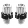 2x VIS CREUSE DE REGLAGE POIGNEE DE FREIN M10x1 VELO VTT MOLETTE LEVIER CABLE GAINE