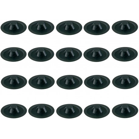 20x entretoise plastique diamètre M5 x hauteur L = 30mm rondelle