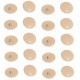 20x CACHE VIS PLASTIQUE BEIGE CRUCIFORME T2 POZIDRIV CAPUCHON