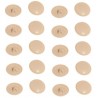 20x CACHE VIS PLASTIQUE BEIGE CRUCIFORME T2 POZIDRIV CAPUCHON