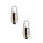 2x ampoule 12v 1,7w T10 W2.1x9.5d transparent wedge universel compteur  tableau de bord