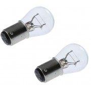 2x AMPOULE 12V 21/5W BAY15D TRANSPARENT DOUBLE FILAMENT CLIGNOTANT FEU STOP ARRIÈRE POSITION AUTO MOTO SCOOTER VOITURE