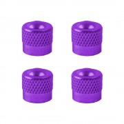 4x CAPUCHON DE VALVE SCHRADER ALUMINIUM VIOLET ANTI-POUSSIERE ROUE JANTE