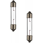 2x AMPOULE NAVETTE 6V 3W SV6 6 x 36 MM VOITURE INTERIEUR TOURNEVIS ELECTRICIEN